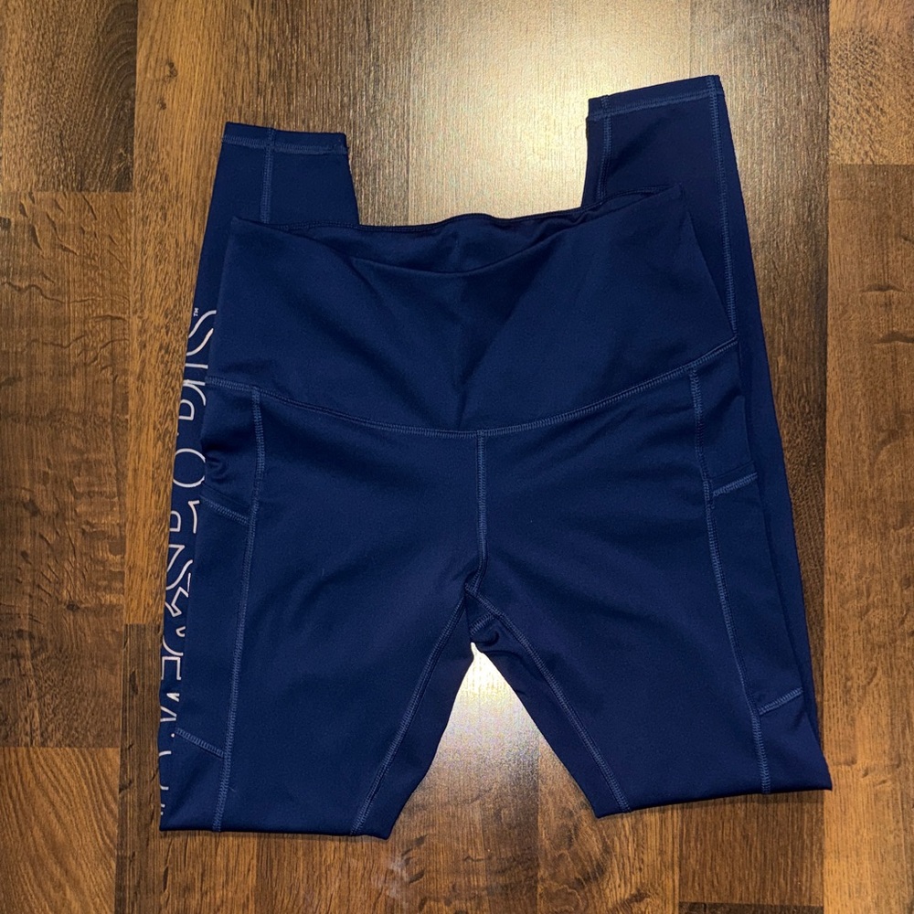 Women’s Love & Sports Navy Leggings (size SM 4-6)
